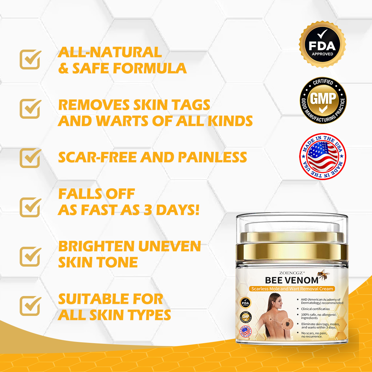 𝐁𝐞𝐞 𝐕𝐞𝐧𝐨𝐦 𝐌𝐨𝐥𝐞 𝐚𝐧𝐝 𝐖𝐚𝐫𝐭 𝐓𝐫𝐞𝐚𝐭𝐦𝐞𝐧𝐭 𝐂𝐫𝐞𝐚𝐦(👨‍⚕𝐀𝐀𝐃 𝐑𝐄𝐂𝐎𝐌𝐌𝐄𝐍𝐃𝐒)